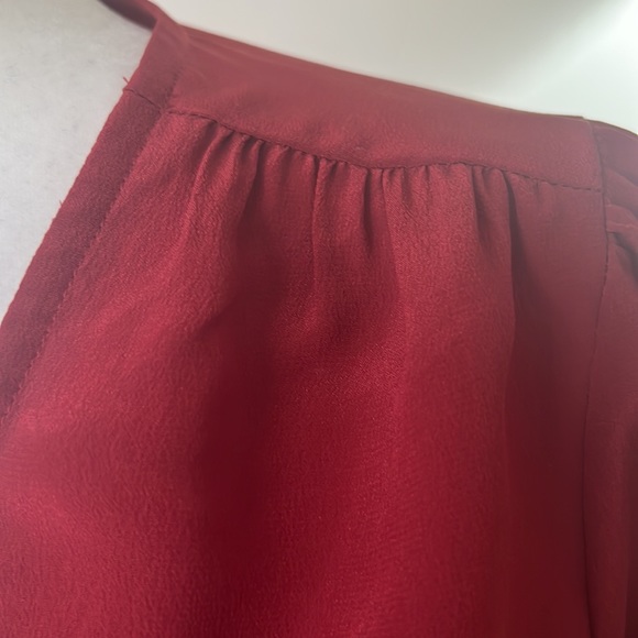 Madewell Silk Cinch-Sleeve Top NWT - Picture 6 of 10